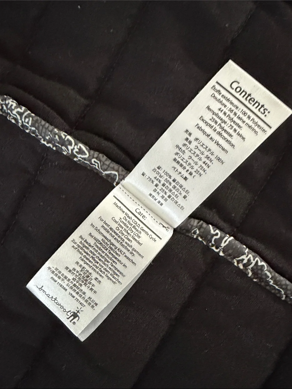 Smartwool Smartloft Corbet 120 Quilted Floral Print Insulated Skirt with Side Zi